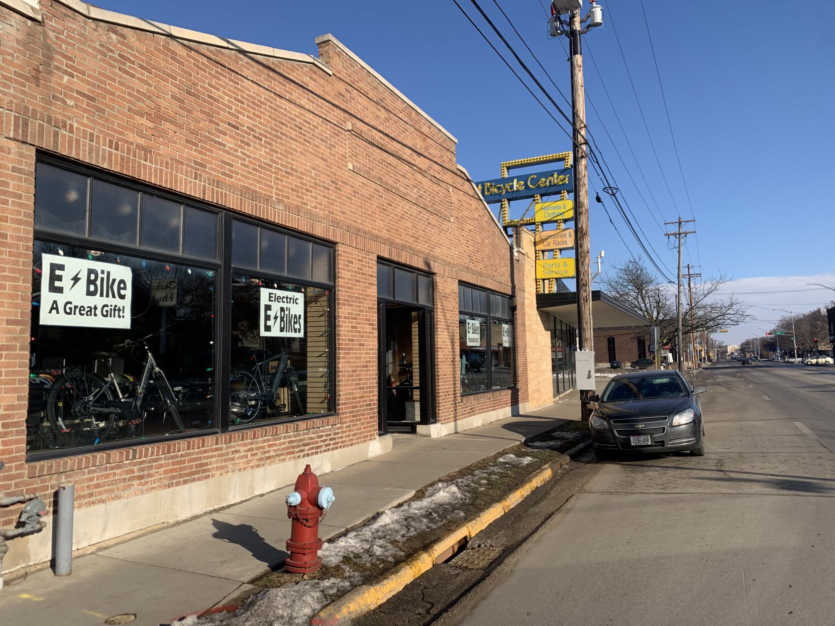 Budget Bikes brick building